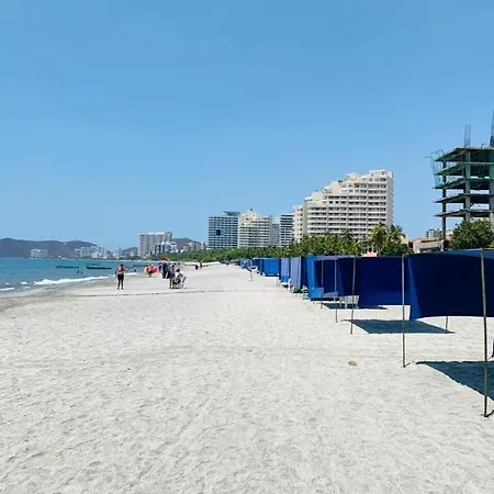 Hermoso Apto Cerca A La Playa Bello Horizonte. Santa Marta  Exterior photo